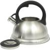 imageMr Coffee Twining 21 Quart Pumpkin Shaped Stainless Steel Whistling Tea Kettle Metallic RedBrushed Satin Hartbay