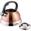 imageMr Coffee Twining 21 Quart Pumpkin Shaped Stainless Steel Whistling Tea Kettle Metallic RedCopper