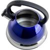 imageMr Coffee Twining 21 Quart Pumpkin Shaped Stainless Steel Whistling Tea Kettle Metallic RedMetallic Royal Blue