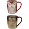 imageGibson Elite  9298202RM Gibson Elite Owl City mugs drinkware 17 oz RedBrownRedBrown