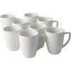 imageGibson Home Zen Buffet Dinnerware Set 8Piece Porcelain Mug Set 12oz White8Piece Mug Set