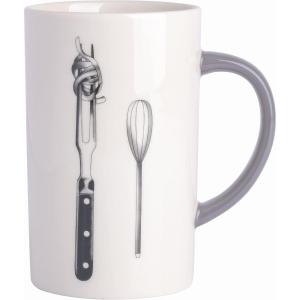 imageBabish Carving Fork and Whisk Latte Tattoo Mug 15ozFORK  WHISK