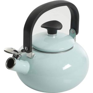 imageKenmore Broadway Enamel on Steel Tea Kettle 15quart Glacier BlueGlacier Blue