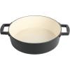 imageBabish Round Enamel Cast Iron Dutch Oven wLid 6Quart Matte BlackBraiser wLid 3Quart