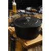 imageBabish Round Enamel Cast Iron Dutch Oven wLid 6Quart Matte BlackDutch Oven wLid 6Quart