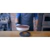 imageBabish Round Enamel Cast Iron Dutch Oven wLid 6Quart Matte BlackTrivet 8Inch
