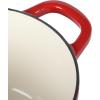imageCrockPot 3 Qt European Enameled Cast Iron Sauce Pan WLid  Gradient Red