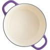 imageCrockPot Artisan Round Enameled Cast Iron Dutch Oven 7Quart Pistachio GreenLavender Purple