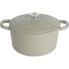imageCrockPot Artisan Round Enameled Cast Iron Dutch Oven 7Quart Pistachio GreenMatte Green