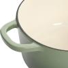 imageCrockPot Artisan Round Enameled Cast Iron Dutch Oven 7Quart Pistachio GreenPistachio Green