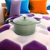 imageCrockPot Artisan Round Enameled Cast Iron Dutch Oven 7Quart Pistachio GreenPistachio Green
