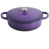 imageCrockPot Crock Pot Artisan Enameled Cast Iron Braiser WLid 5 Quart Scarlet RedLavender Purple