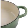 imageCrockPot Crock Pot Artisan Enameled Cast Iron Braiser WLid 5 Quart Scarlet RedPistachio