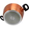 imageGibson Home EcoFriendly Hummington with Induction Base Forged Aluminum NonStick Ceramic Cookware with Soft Touch Bakelite Handle 12Inch Fry Pan Metallic CopperMetallic Copper