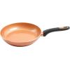 imageGibson Home EcoFriendly Hummington with Induction Base Forged Aluminum NonStick Ceramic Cookware with Soft Touch Bakelite Handle 12Inch Fry Pan Metallic CopperMetallic Copper