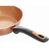 imageGibson Home EcoFriendly Hummington with Induction Base Forged Aluminum NonStick Ceramic Cookware with Soft Touch Bakelite Handle 12Inch Fry Pan Metallic CopperMetallic Copper