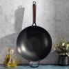 imageGibson Home Stargaze Carbon Steel Flat Bottom Wok 13Inch HammeredHammered