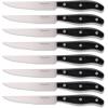 imageKenmore Kane Stainless Steel Forged Triple Riveted Cutlery Knife Block Set 14Piece Glacier BlueBlackAshwood Block