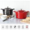 imageMARTHA STEWART Gatwick 7 QT Enamel Cast Iron Dutch Oven LavenderRed