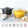 imageMARTHA STEWART Gatwick 7 QT Enamel Cast Iron Dutch Oven LavenderYellow