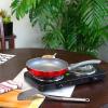 imageOster 9232401 Herscher 12quot NonStick Aluminum Fry Pan Translucent RedTranslucent Red