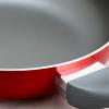 imageOster 9232401 Herscher 12quot NonStick Aluminum Fry Pan Translucent RedTranslucent Red