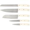 imageOster Lindbergh 14 Piece Stainless Steel Cutlery Set Black Block Teal HandlesTealBlackEvansville Linen White