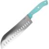 imageOster Lindbergh 14 Piece Stainless Steel Cutlery Set Black Block Teal HandlesTealBlackEvansville TurquoiseBlack