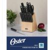 imageOster Lindbergh 14 Piece Stainless Steel Cutlery Set Black Block Teal HandlesTealBlackGinley Black