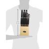 imageOster Lindbergh 14 Piece Stainless Steel Cutlery Set Black Block Teal HandlesTealBlackLindbergh 14pc Black