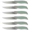 imageOster Lindbergh 14 Piece Stainless Steel Cutlery Set Black Block Teal HandlesTealBlackLindbergh Sage Green