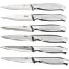 imageOster Wellisford HighCarbon Stainless Steel Cutlery Set 14Piece BlackSilverBrushed Satin