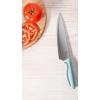 imageSpice by Tia Mowry Savory Saffron 14 Piece Cutlery Knife Block Set  GrayAqua Blue