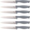 imageSpice by Tia Mowry Savory Saffron 14 Piece Cutlery Knife Block Set  GrayGray
