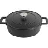 imageBabish Round Enamel Cast Iron Dutch Oven wLid 6Quart Matte BlackBraiser wLid 3Quart
