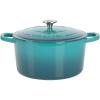 Teal Ombre (Round)