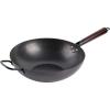 imageGibson Home Stargaze Carbon Steel Flat Bottom Wok 13Inch HammeredHammered