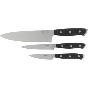 imageOster Lindbergh 14 Piece Stainless Steel Cutlery Set Black Block Teal HandlesTealBlackGinley 3pc Black