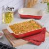 imageCrockPot 2Piece Ceramic Bakeware Set 2Piece RedRed