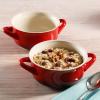 imageCrockPot 2Piece Ceramic Bakeware Set 2Piece RedRed Gradient