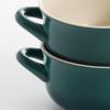 imageCrockPot 2Piece Ceramic Bakeware Set 2Piece RedTeal Gradient