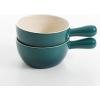 imageCrockPot 2Piece Ceramic Bakeware Set 2Piece RedTeal Gradient