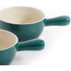 imageCrockPot 2Piece Ceramic Bakeware Set 2Piece RedTeal Gradient