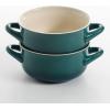 imageCrockPot 2Piece Ceramic Bakeware Set 2Piece RedTeal Gradient
