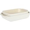 imageCrockPot 2Piece Ceramic Bakeware Set 2Piece RedWhite