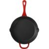 imageCrockPot 3 Qt Enamel Cast Iron Sauce Pan WLid  Teal OmbreGradient Red