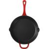 imageCrockPot 3 Qt Enamel Cast Iron Sauce Pan WLid  Teal OmbreGradient Red