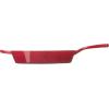 imageCrockPot 3 Qt Enamel Cast Iron Sauce Pan WLid  Teal OmbreScarlet Red