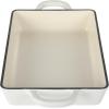 imageCrockPot Artisan 13quot Enameled Cast Iron Lasagna Pan Matte Linen WhiteMatte Linen White