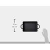 imageCrockPot Artisan 13quot Enameled Cast Iron Lasagna Pan Matte Linen WhitePreseasoned